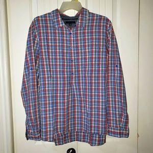 Tommy Hilfiger Plaid Polo Top